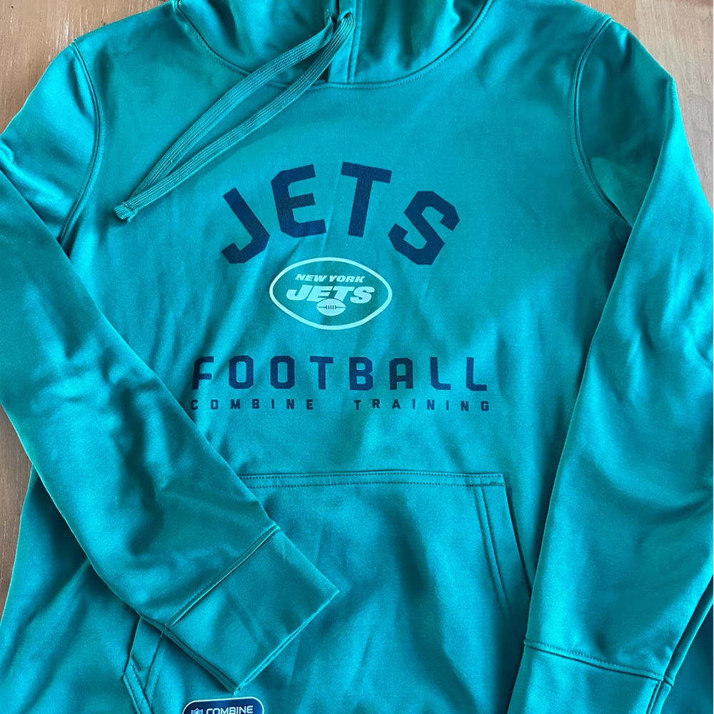 New York Jets Womens NFL Team Apparel Green Hoodie